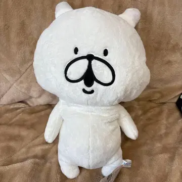 느긋한 토끼 곰 모양 봉제 인형 화이트