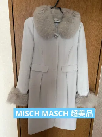MISCH MASCH 미슈마슈 롱 코트 색스 블루 M 사이즈
