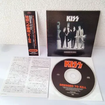 오비 포함 종이 자켓 CD KISS 키스 지옥으로의 키스