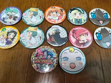 괴도 천사 트윈 엔젤 캔뱃지 세트