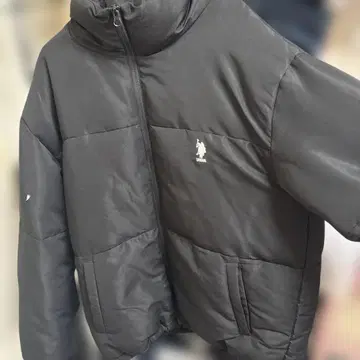 U.S. POLO ASSN. 블랙 다운 자켓 M