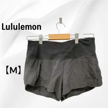 Lululemon 룰루레몬 블랙 숏팬츠 허리 밴딩 포함 러닝