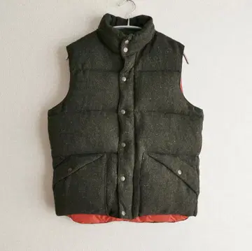 PENFIELD x EDIFICE 헤링본 울 다운 베스트