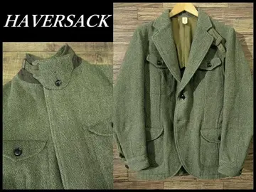 하버색 헤링본 트위드 컨트리 헌팅 자켓 L