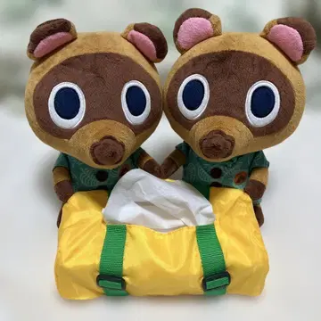 모여봐요 동물의 숲 마메키치&밤돌이 티슈 케이스 제일복권