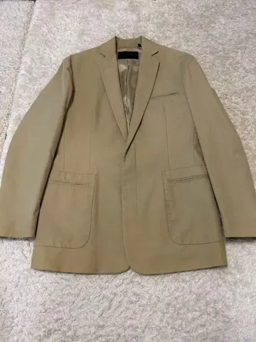 DONNA KARAN 베이지 테일러드 자켓 M