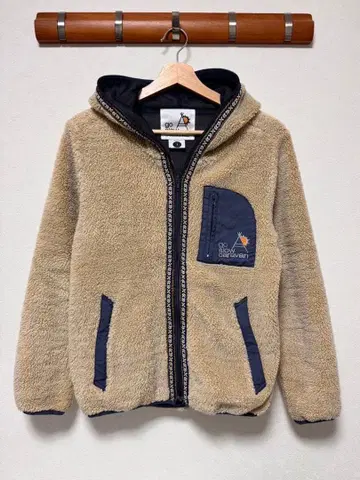 고슬로우 캐러밴 새상품급 보아 집업 후드티