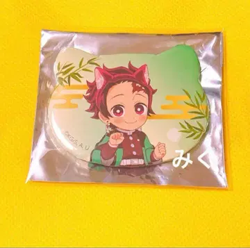 귀멸의 칼날 난자타운 미니게임 특별 임무상 고양이형 캔뱃지 카마도 탄지로