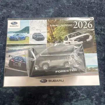 SUBARU FORESTER 미니카와 달력 2026
