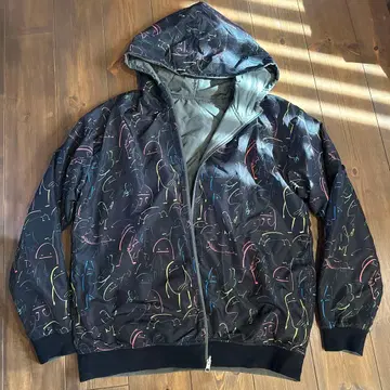 그라니프 뷰티풀 섀도우 리버서블 후디드 블루종 M