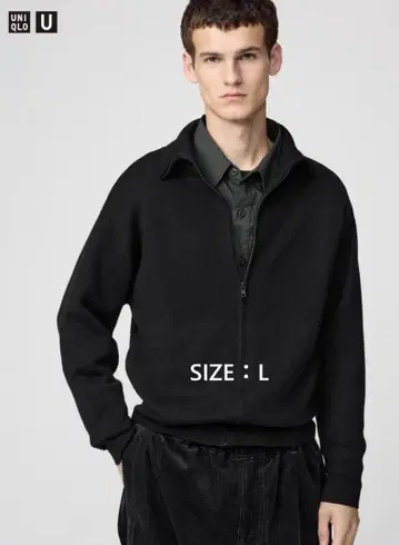 완판템! UNIQLO U 유니클로 더블 페이스 풀집업 자켓 L