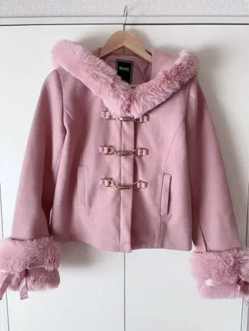 MARS 숏 세일러 코트 핑크