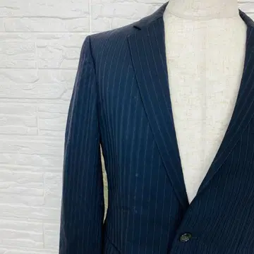 꼼사맨 스트라이프 테일러드 자켓 네이비 M [ 1665-49 ]