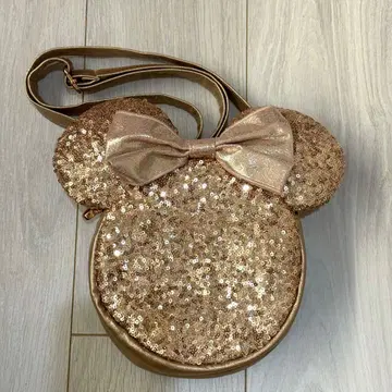 디즈니랜드 미니 스팽글 숄더백