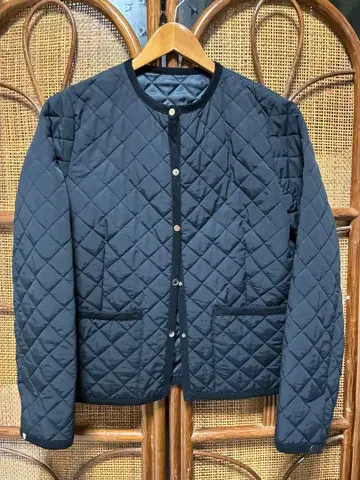 OPAQUE.CLIP 오파크 클립 퀼팅 패딩 자켓 블랙