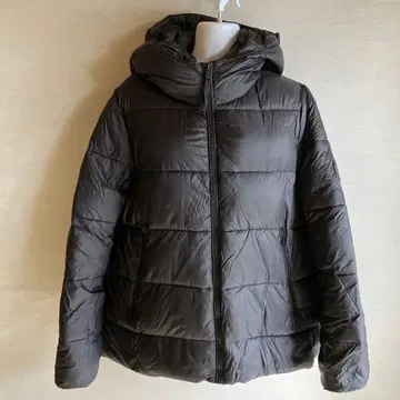 ZABA 블랙 다운 자켓 후드 부착