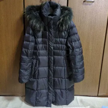 23구 다운 코트 블랙 38 M 블랙