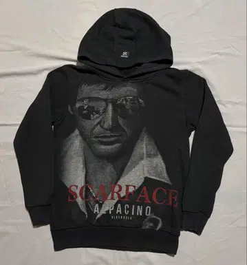스칼페이스 알 파치노 무비T 후드티 풀오버 블랙
