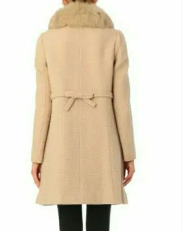 아나텔리어 Bon mercerie 퍼 달린 2way 세미 롱 코트