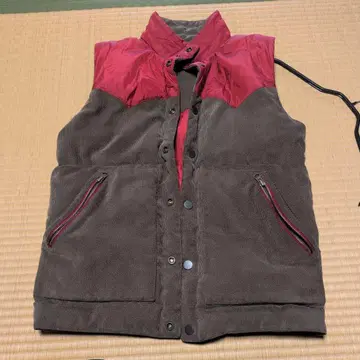 Eddie Bauer 리버서블 구스 다운 베스트 코듀로이