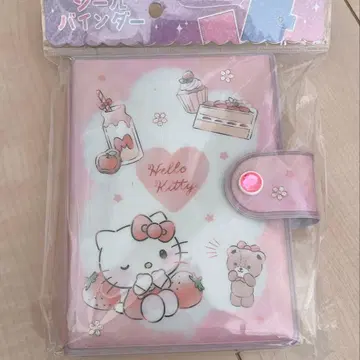 오늘만 가격 인하 미사용 새상품 카미오 재팬 헬로키티 씰북