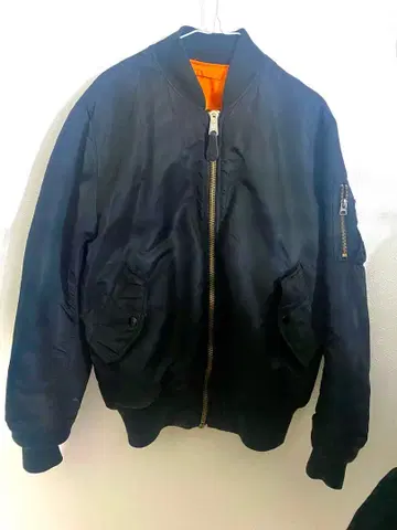 ALPHA MA-1 플라이트 자켓 블랙