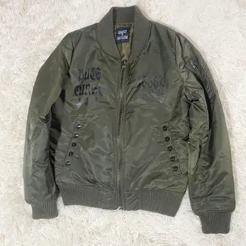 레어 고스트 오브 할렘 MA-1 플라이트 자켓 카키