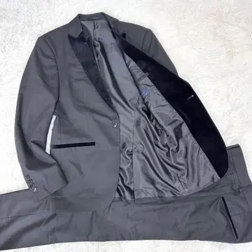 [ 포멀 슈트 ] 자라맨 턱시도 벨로아 SLIM FIT 블랙 46