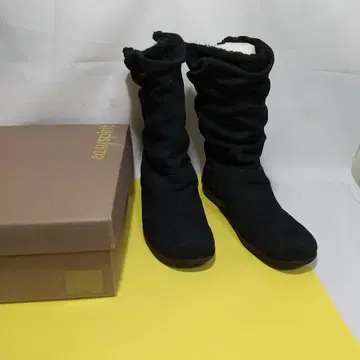 53 이지스피릿 부츠 스웨이드 블랙 약 23.5cm 폭 M 몇 회 사용