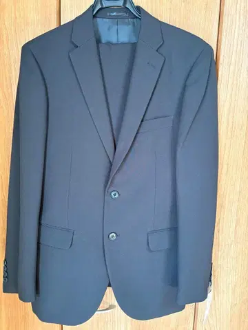 미사용 블랙 포멀 싱글 수트