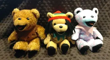 그레이트풀 데드 데드베어 빈베어 드레드헤드 외 3체 세트