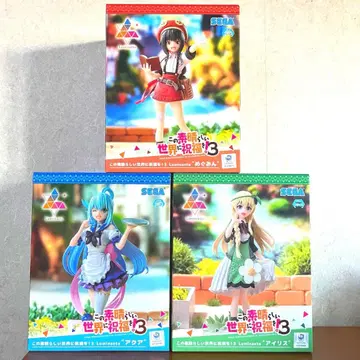 이 멋진 세계에 축복을 피규어 3종 세트