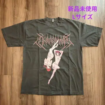 마키마 레제 체인소 맨 애니메이션 T셔츠 L사이즈 페이드 블랙