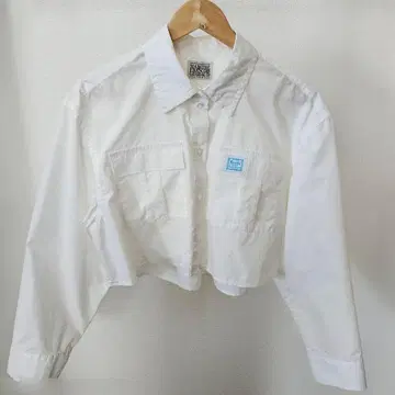 MARITHE FRANCOIS GIRBAUD 화이트 크롭 셔츠