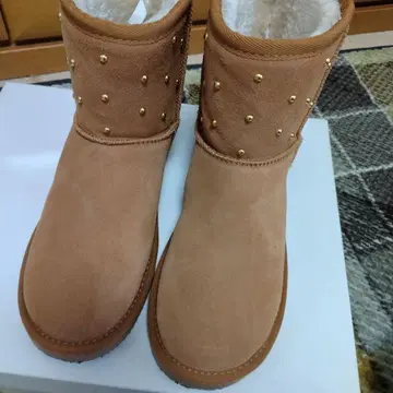 파사주 미뇽 무스탕 부츠 브라운 계열 L