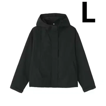 무인양품 발수 UV컷 포켓터블 후드 자켓 다크 네이비