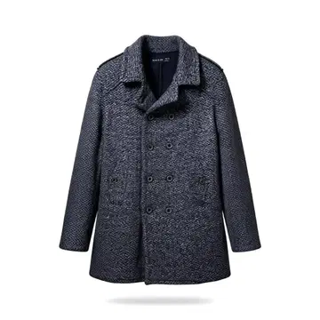 ZARA MAN 헤링본 피 코트 그레이 M