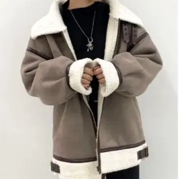 페이크 무스탕 플라이트 자켓 [ ZOZOTOWN 한정판 아이템 ]