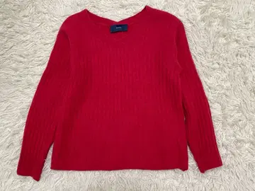 SHIPS 복슬복슬 폭스 혼방 울 긴팔 니트