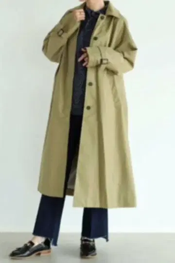 야마다야 Vin 스텐칼라 트렌치코트 카키