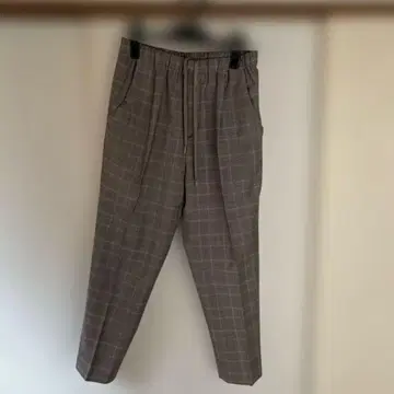 MORRIS & SONS 체크 무늬 이지 팬츠