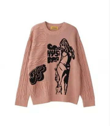 [ 새상품급 ] HYSTERIC TIMES 자카드 오버 사이즈 스웨터