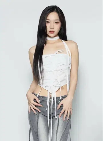 THEREDTHREAD [ S ribbon gather tops ]