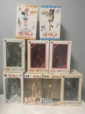 [미개봉] 케이온! 피규어 세트 9체