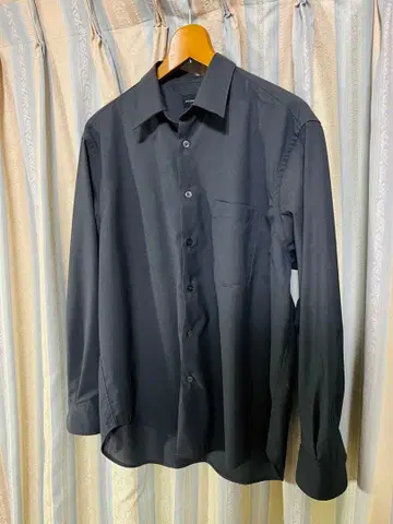 워셔블 트로 저스트 루즈 셔츠 그린 라벨 다크 그레이 S