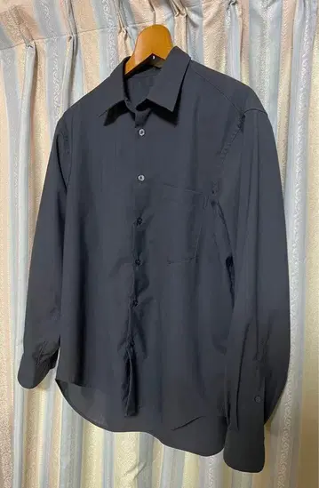 워셔블 트로 저스트 루즈 셔츠 그린 라벨 다크 그레이 S