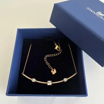 [ 새상품급 ] SWAROVSKI 골드 체인 크리스탈 목걸이 크리스마스