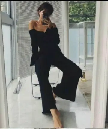 시루무린 RIB 니트 TIE 팬츠