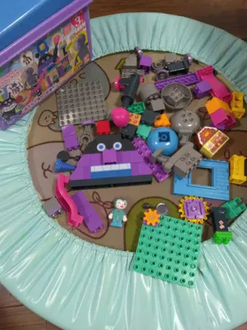 [ 호빵맨 ] 커다란 세균 성과 다다단 블록 바케츠