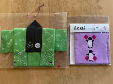 미개봉 새상품 suica 스이카 펭귄 손수건 2장